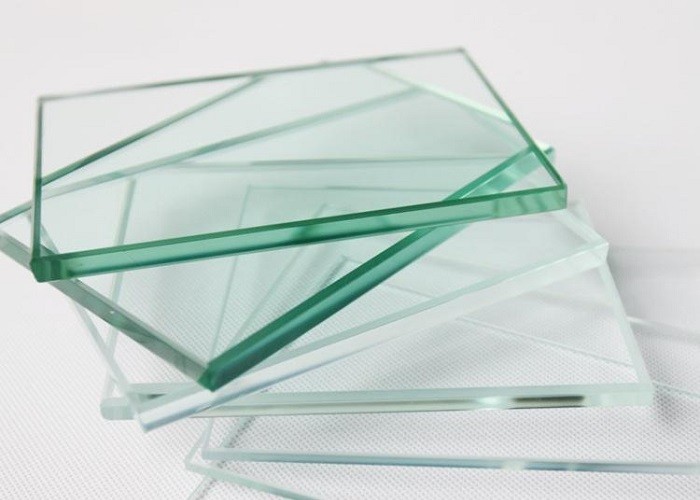 High Transmittance Beveled 222mm Tempered Glass Panels
