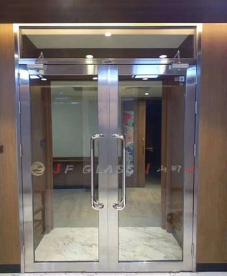 Bus Protective Door Window 60mins 22mm Fire Rated Safety Glass
