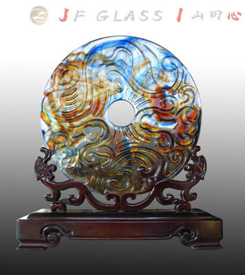 15mm Sand Carved Glass