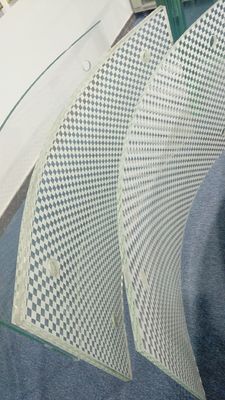 Tempered  Ceramic Frit Glass