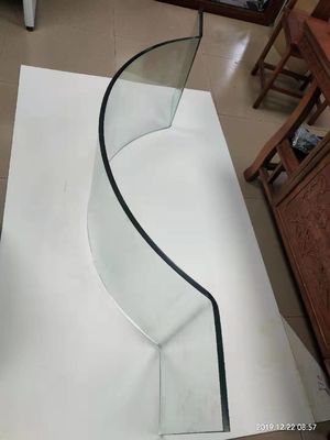 Load Resistant Tempered   6mm Precision Bent Glass For Window