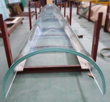 Load Resistant Tempered   6mm Precision Bent Glass For Window