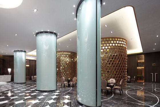Load Resistant Tempered   6mm Precision Bent Glass For Window