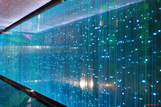 Bespoke  Impact Resistant 1200x2400mm Led Laminated Glass