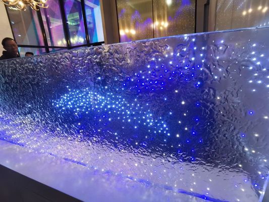 Bespoke  Impact Resistant 1200x2400mm Led Laminated Glass