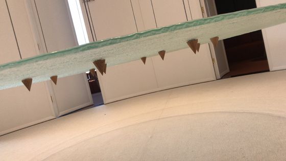 Stylish Shatterproof 12mm Contemporary Fused Glass