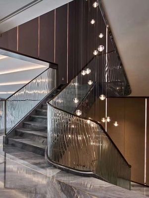 Balustrade Fused Glass Panel