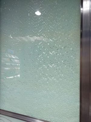 Solid Crystal 190X190mm 12mm Glass Block Bricks With Steel Frame