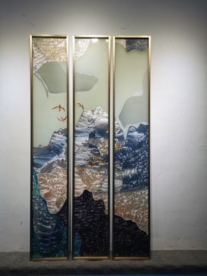 Exterior Scratch Resistant Enameled Ceramic Fritted Glass