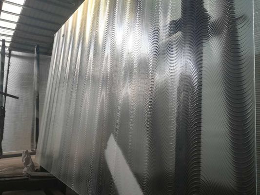 Multilayer Heated Wave Jumbo  Cut To Size Glass Sheets