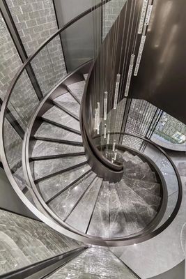 Stylish Heat Bent Curved Balustrade Irregular Shaped Glass