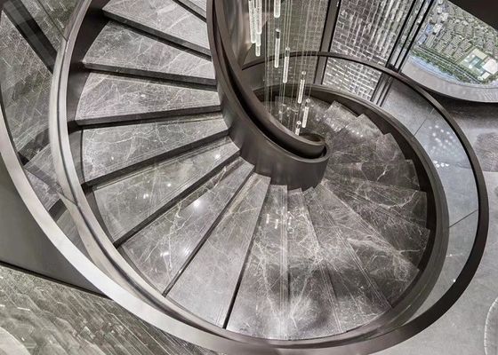 Stylish Heat Bent Curved Balustrade Irregular Shaped Glass