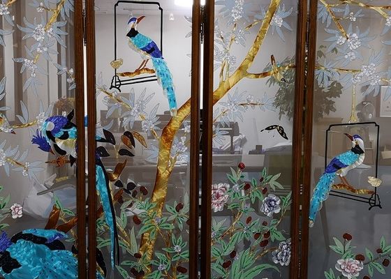2440x1830mm Coloured Glass Panels