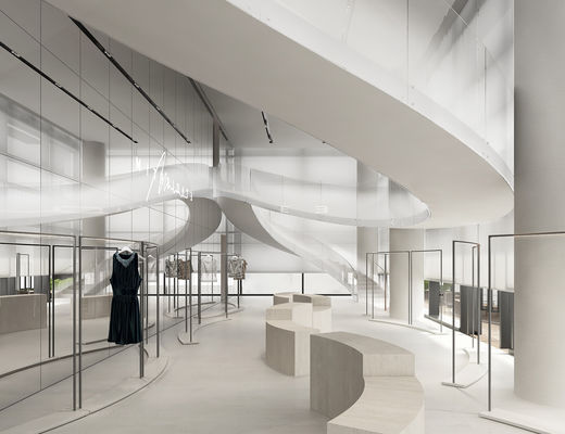 Transparent Frameless Balustrade Curved Laminated Glass