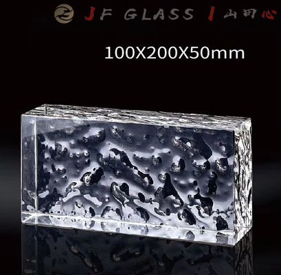 Hotel Clear Float Handrail Pavement 6x8 Glass Block
