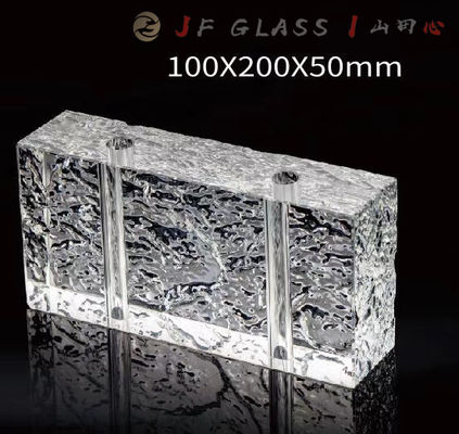 Hotel Clear Float Handrail Pavement 6x8 Glass Block