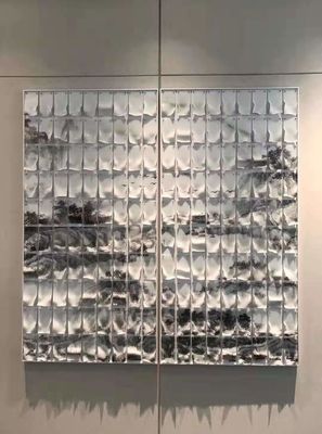 Acid Etched Creative Flat 5.5mm Decorative Fused Glass