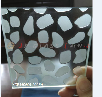 Flat Acid Etched EN12150-1 5MM Shower Enclosure Glass