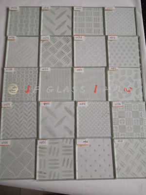 High Transmittance CCC 8mm Bathroom Door Glass Panel