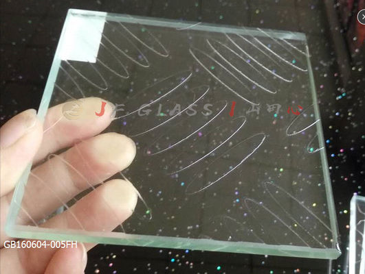 High Transmittance CCC 8mm Bathroom Door Glass Panel
