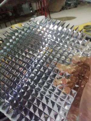 Surface Textures Sandblasting 10MM Sand Carved Glass