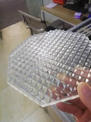 Surface Textures Sandblasting 10MM Sand Carved Glass