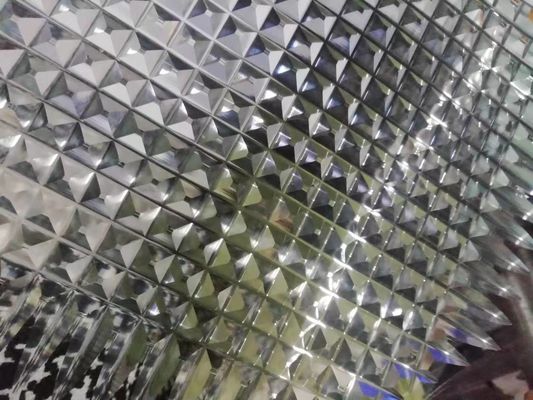 Surface Textures Sandblasting 10MM Sand Carved Glass