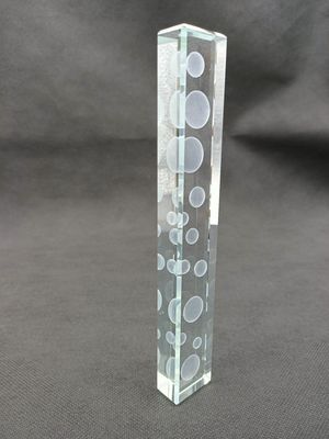 Lighting Three Dimensional 12mm Laser Engraved Glass