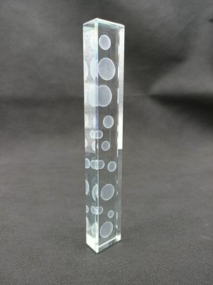 Lighting Three Dimensional 12mm Laser Engraved Glass