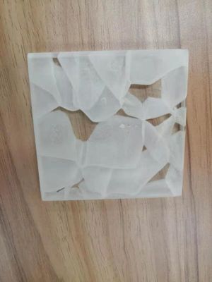 Cloudy Jade Opaque Acid Etched 19mm Glass Block Bricks