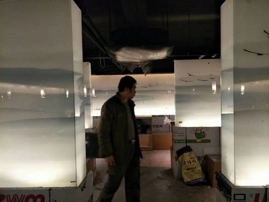 Protective Tinted 2440X1830mm Decorative Glass Wall Dividers