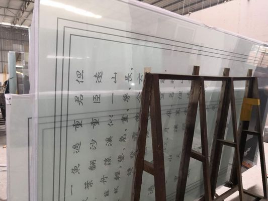 Outdoor Screen Toughened  3mm Decorative Laminated Glass