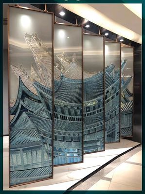 Birds Image Digital Print Enameled 8mm Coloured Glass Panels