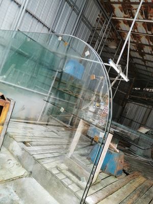 Balcony Window Colorless 12mm Heat Strengthened Laminated Glass