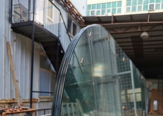 Balcony Window Colorless 12mm Heat Strengthened Laminated Glass