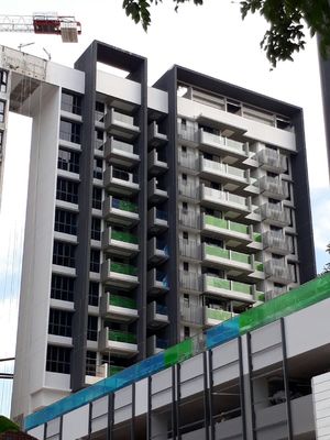 Balcony Window Colorless 12mm Heat Strengthened Laminated Glass