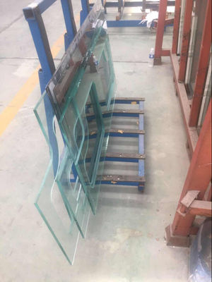 Graphic Design Shop Drilled 8mm Clear Tempered Glass