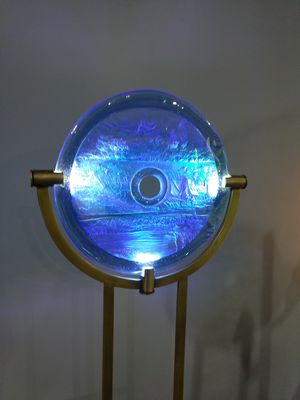 Dewaxing 3D Liuli Colored Crystal Glasses With Lighting