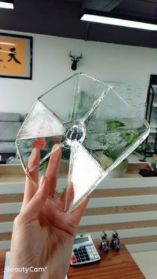 High Clarity Round Sapphire Borosilicate K9 Crystal Plate