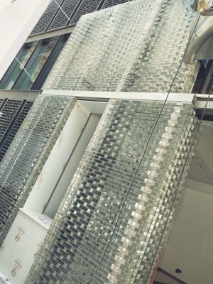 Decorative External Shopfront Tinted 4x4x4 Glass Block Bricks