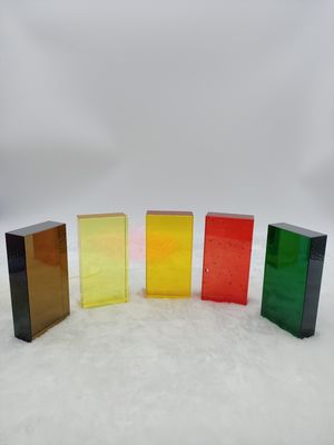 Partition Colorful Solid Dustproof 80mm Glass Block Bricks