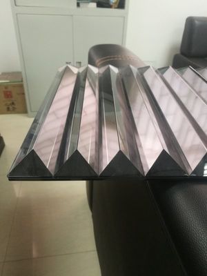 Modern Patterned Zinc Mirror 8mm Stained Panel Crafts