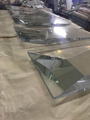 3D  KTV Background Bespoke 12mm Cut Crystal Glasses