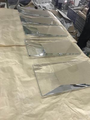 3D  KTV Background Bespoke 12mm Cut Crystal Glasses