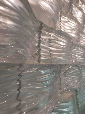 SGS Indoor Office Wall Tiling Leaded Wavy Pattern K9 Glass