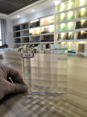 Decorative Clear Sanitaryware 6mm Glass Shower Door Panels