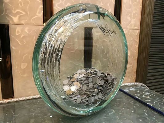 Decorative Money Box Scratchproof  CCC Crystal Acrylic Glass