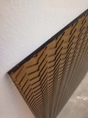 Patterned Contemporary  6mm Cut To Measure Glass