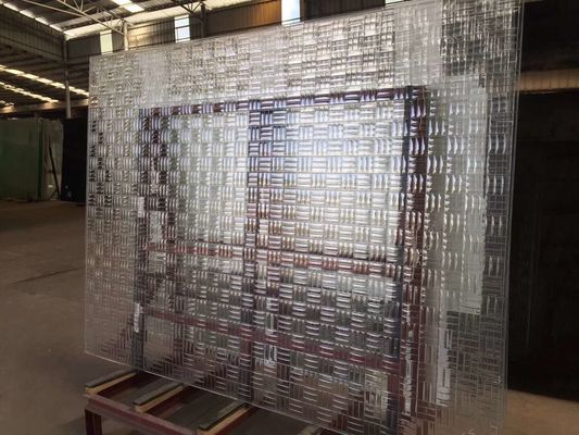 Low Emissivity  Partition Kiln Fused 10mm Custom Glass Sheets
