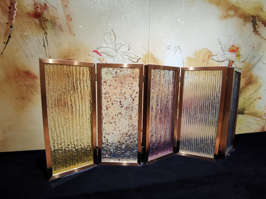 Tempered Colorful SGCC 5.5mm  Fused Glass Wall Panels
